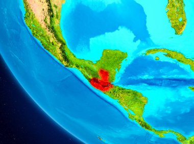 Guatemala uzaydan Dünya üzerinde