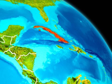 Küba'ya yeryüzünde