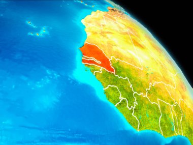 Senegal yeryüzünde