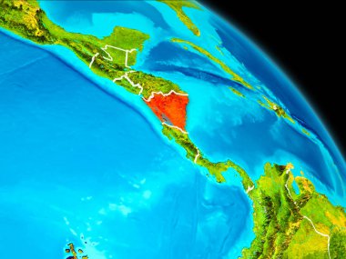 Nikaragua yeryüzünde