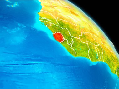 Sierra Leone yeryüzünde