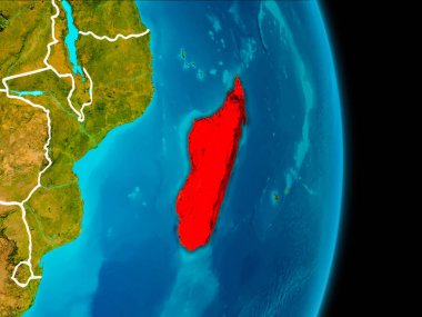 Madagaskar yeryüzünde