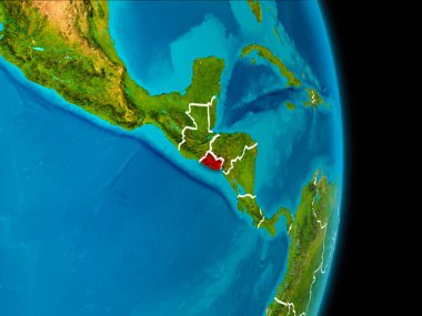 El Salvador yeryüzünde