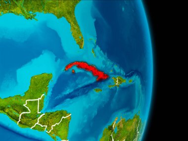 Küba'ya yeryüzünde