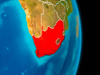 Güney Afrika Dünya üzerindeki