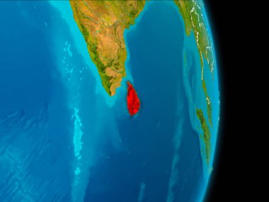 Sri Lanka yeryüzünde