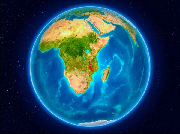 Malawi on Earth — Stock Photo, Image