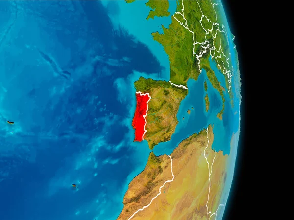 Португалия на Земле — стоковое фото