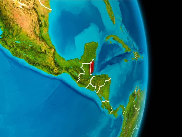 Belize på jorden — Stockfoto