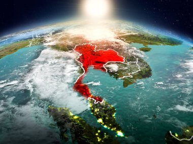 Sunrise yörüngeden Tayland