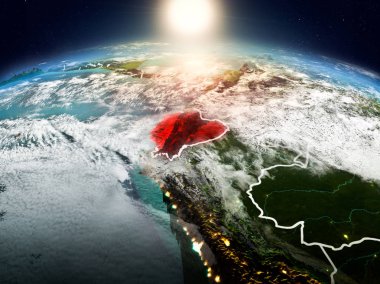 Sunrise yörüngeden Ekvador