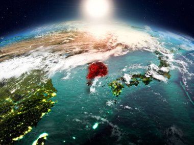 Güney Kore yörüngeden Sunrise