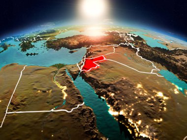 Jordan yörüngeden Sunrise