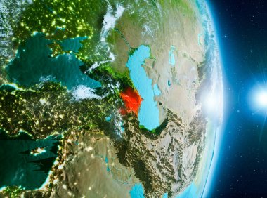 Azerbaycan Planet Earth üzerindeki gündoğumu