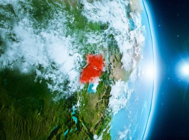 Uganda Planet Earth üzerindeki gündoğumu