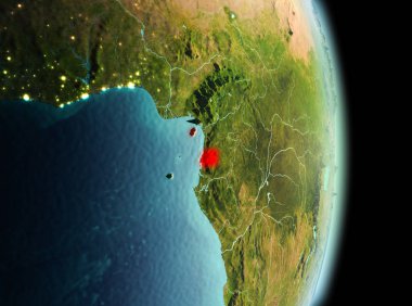 Ekvator Ginesi yörüngeden sabah