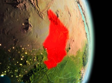 Chad yörüngeden sabah