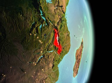 Sabah yörüngeden Malawi