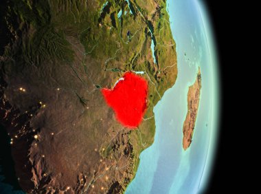 Sabah yörüngeden Zimbabve