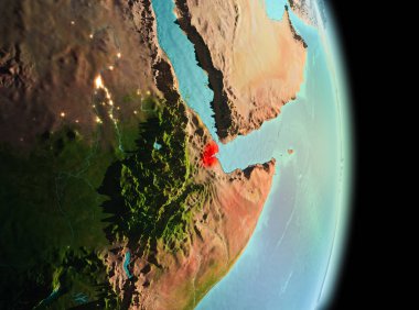 Cibuti yörüngeden sabah