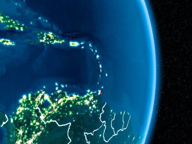 Kırmızı gece Karayipler'de