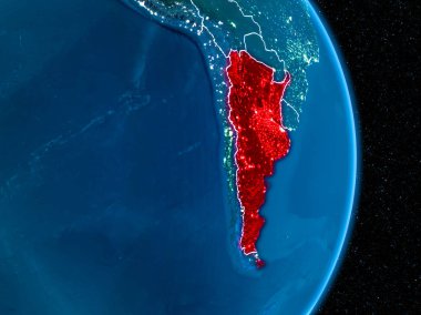 Arjantin gece kırmızı