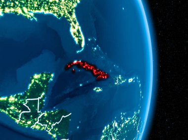 Küba'da kırmızı gece