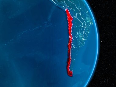 Şili kırmızı gece