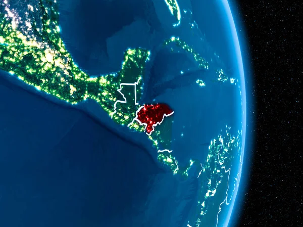 Kırmızı gece Honduras