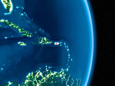 Porto Riko kırmızı gece