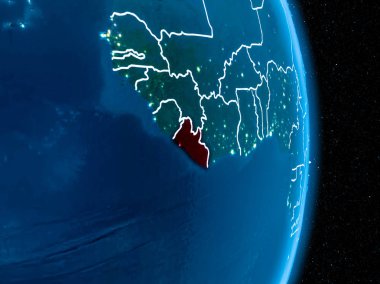 Liberya kırmızı gece