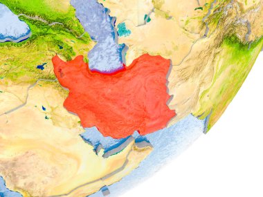 Iran Dünya Haritası