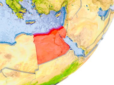 Yeryüzünde Mısır Haritası