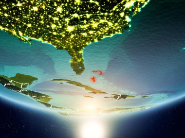 Planet Earth Güneş ile Bahamalar