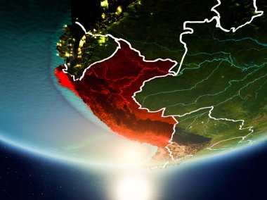 Peru ile Planet Earth Güneş