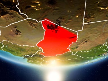 Chad ile Planet Earth Güneş