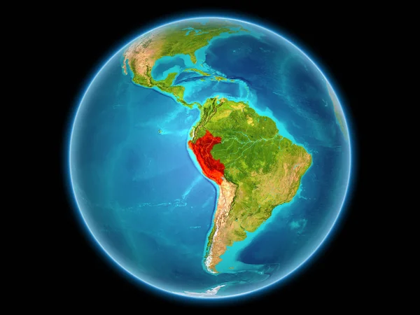 Peru-a Föld bolygó — Stock Fotó