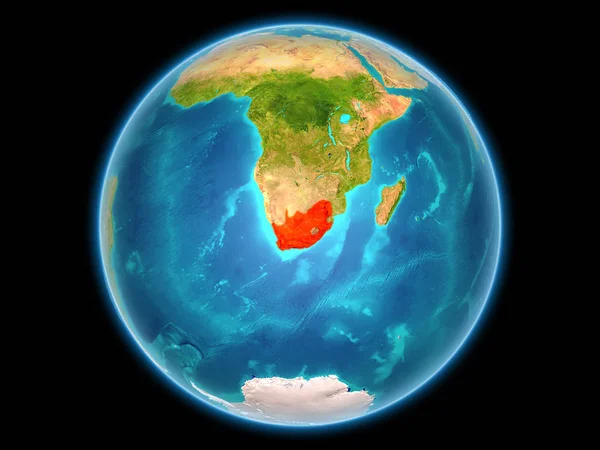 Νότια Αφρική στον πλανήτη γη — Φωτογραφία Αρχείου