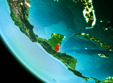 Kırmızı akşam Belize