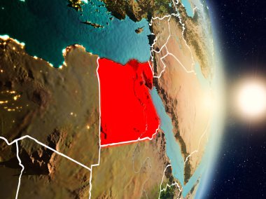 Mısır gündoğumu sırasında