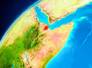 Uzaydan yeryüzündeki Cibuti