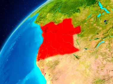Uzaydan yeryüzündeki Angola