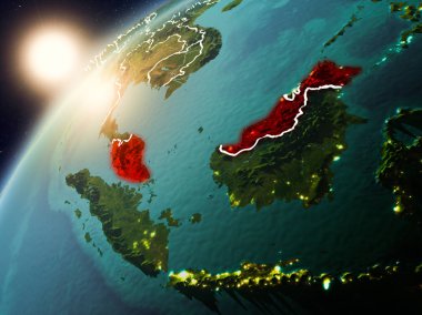 Malezya Planet Earth günbatımı