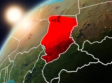 Chad Planet Earth günbatımı