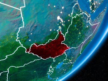 Gece boyunca Güney Sudan