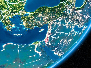 Gece boyunca İsrail