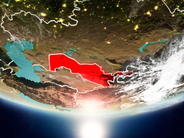 Özbekistan ile Planet Earth Güneş