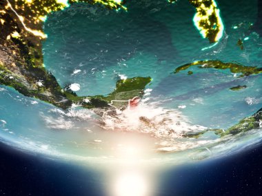 Planet Earth Güneş ile Belize