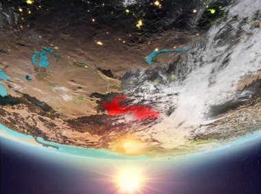 Güneş ile Tacikistan