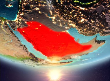 Suudi Arabistan ile güneş